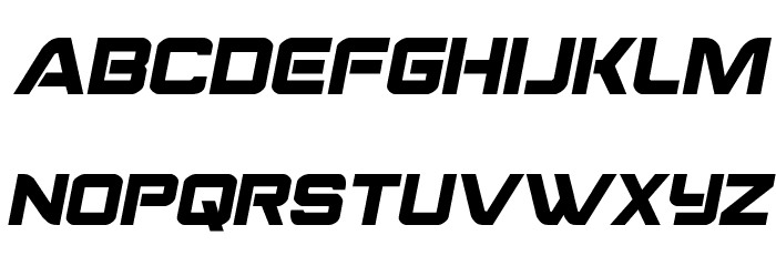 Praetorian Semi-Italic Font LOWERCASE
