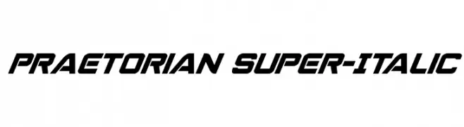 Praetorian Super-Italic  免费字体下载