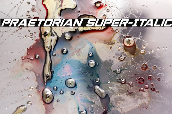 Praetorian Super-Italic Example 2