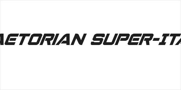 Praetorian Super-Italic Logo