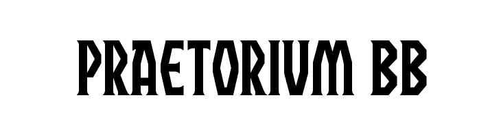 Praetorium BB Font