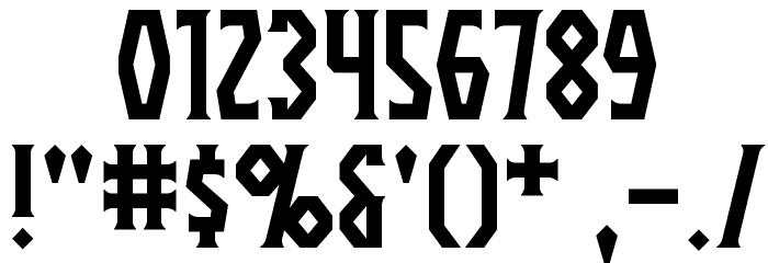 Praetorium BB Font OTHER CHARS