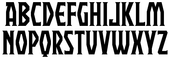 Praetorium BB Font LOWERCASE