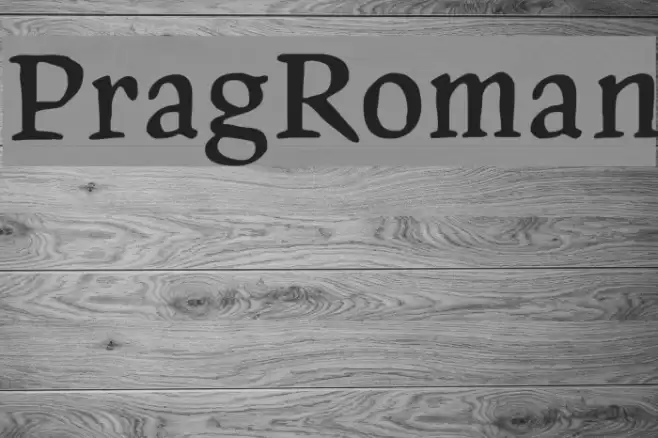 PragRoman フォント examples