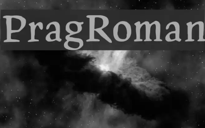 PragRoman フォント examples