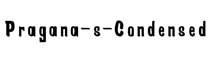 Pragana-s-Condensed Font