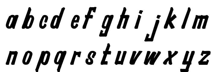 Pragana-s Font LOWERCASE