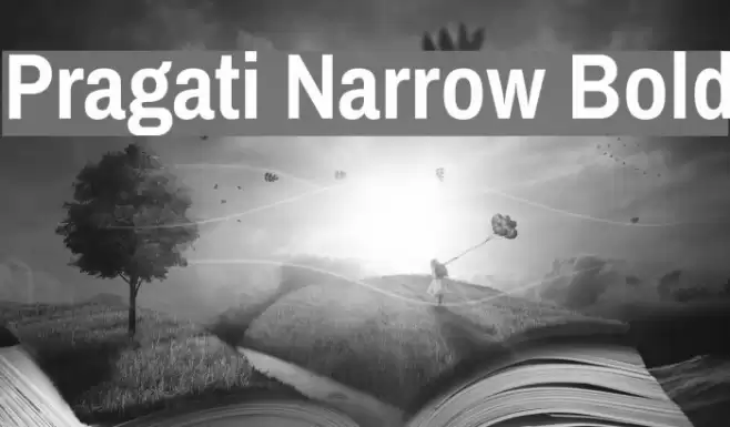 Pragati Narrow Bold Font examples