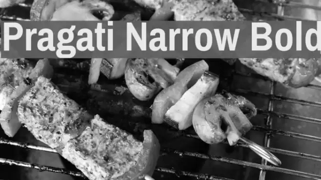 Pragati Narrow Bold Font examples