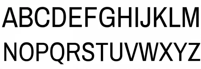 Pragati Narrow Шрифта ВЕРХНИЙ