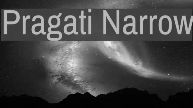 Pragati Narrow Font examples