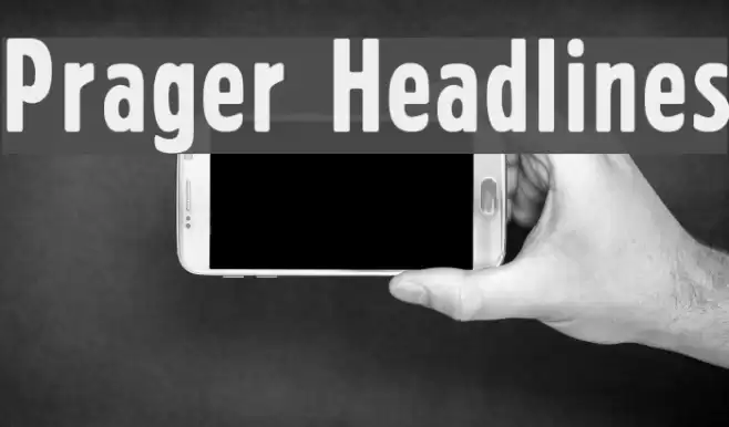 Prager Headlines Font examples