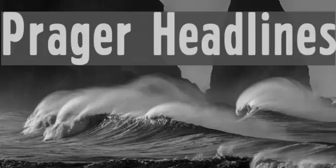 Prager Headlines Font examples