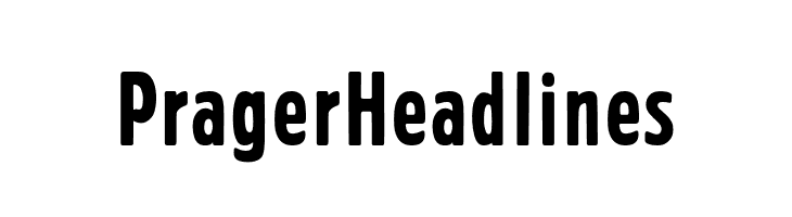 PragerHeadlines  フリーフォントのダウンロード