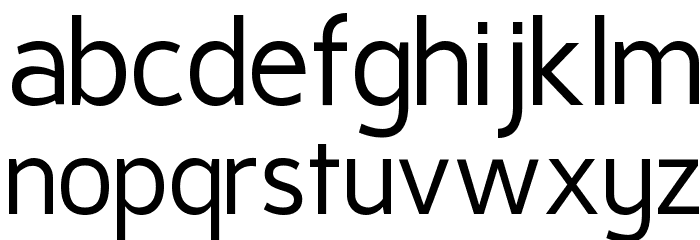Pragma Sans Font LOWERCASE