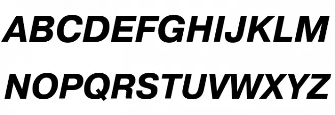 PragmaticaCTT BoldItalic Schriftart Groß