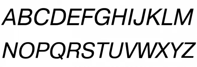 PragmaticaCTT Italic Fuentes MAYÚSCULAS