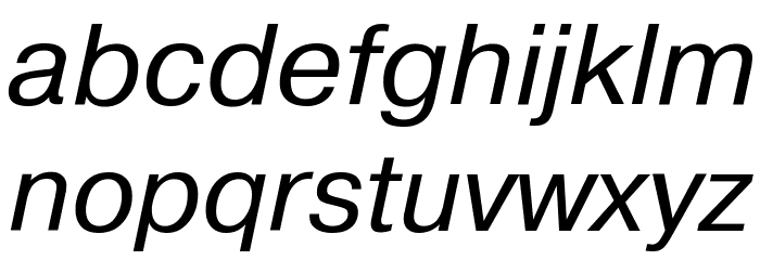 PragmaticaCTT Italic Font LOWERCASE