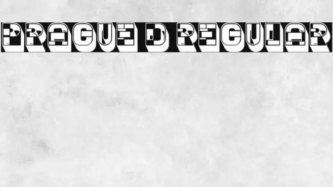 Prague 3D Regular Font examples