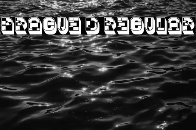 Prague 3D Regular Font examples