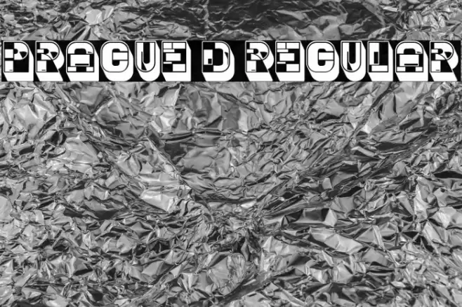Prague 3D Regular Font examples