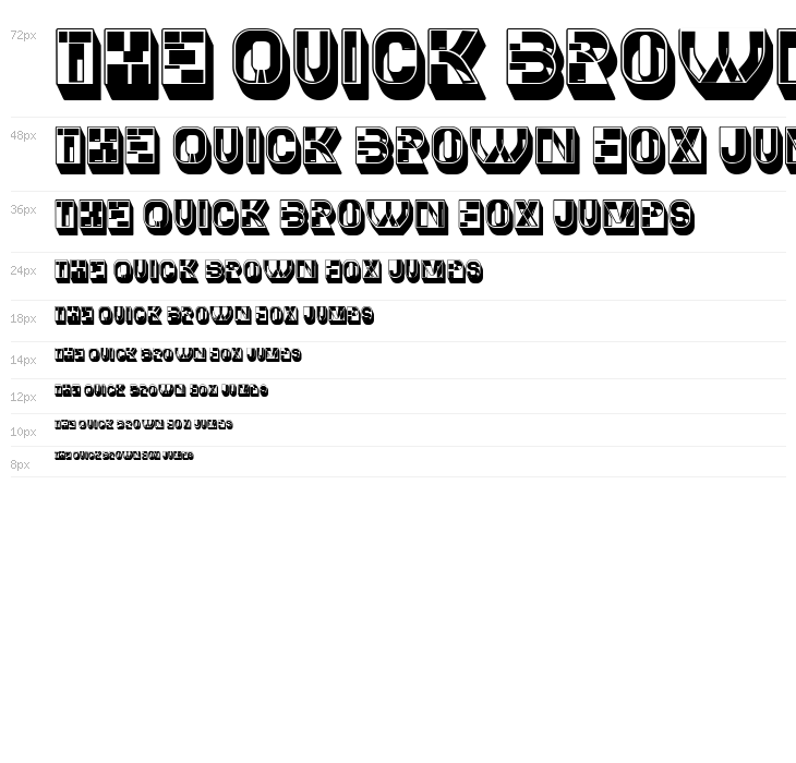 Prague 3D Regular Waterfall