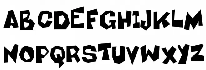 Praise 'Bob' フォント 大文字