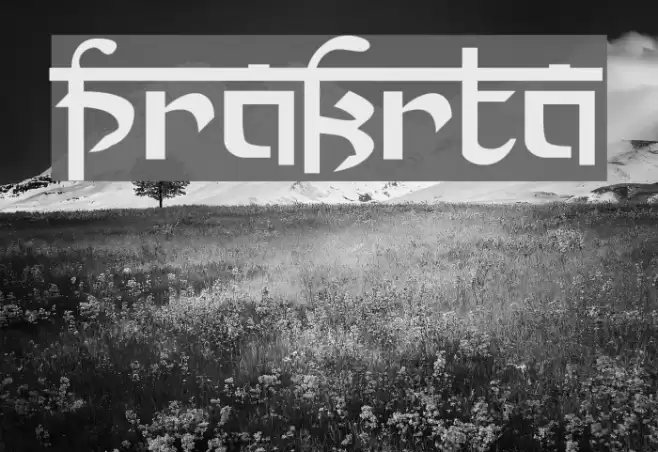 Prakrta Font examples