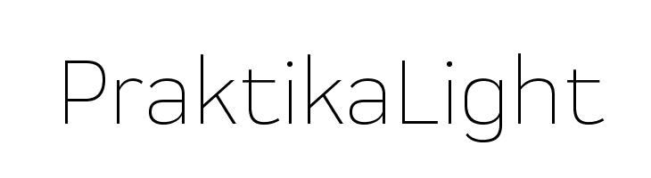 Praktika Light 字体
