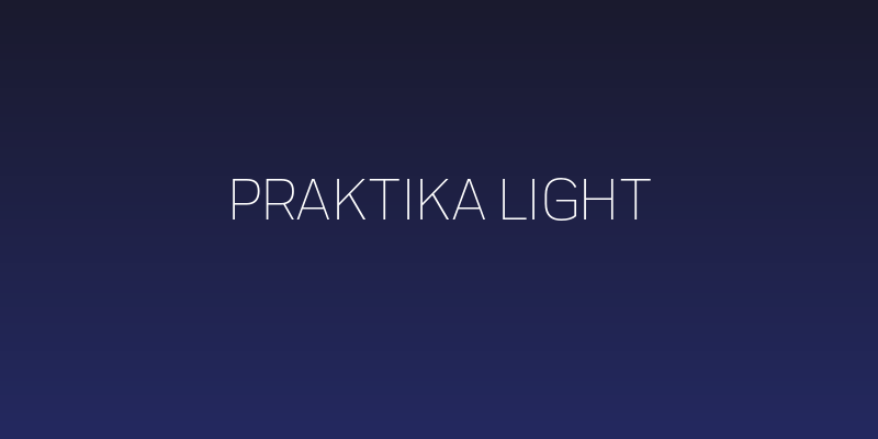 Praktika Light Social Header