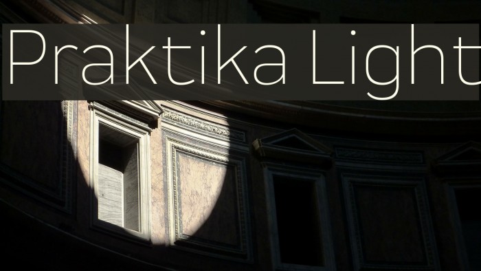 Praktika Light 字体 examples