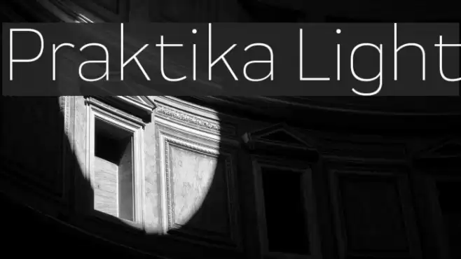 Praktika Light Font examples