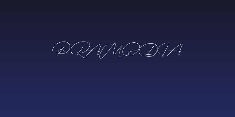 Pramodia Social Header