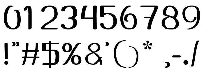 Pramudya Font OTHER CHARS