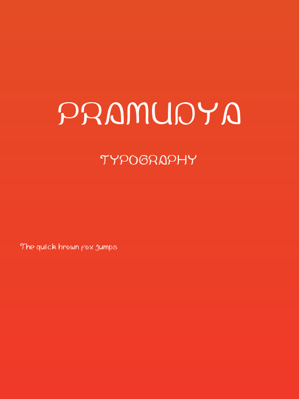 Pramudya Poster