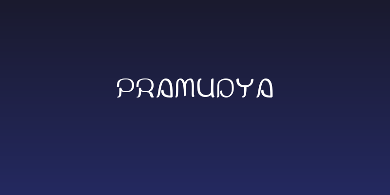 Pramudya Social Header