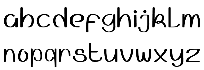 Pramudya Font LOWERCASE