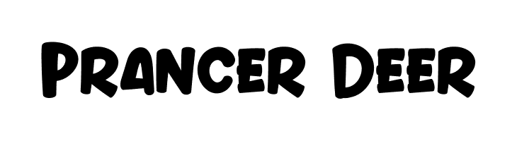 Prancer Deer Font