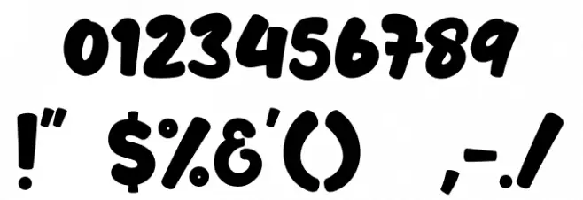 Prancer Deer Font OTHER CHARS