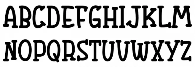 Prancing-Horse Font UPPERCASE
