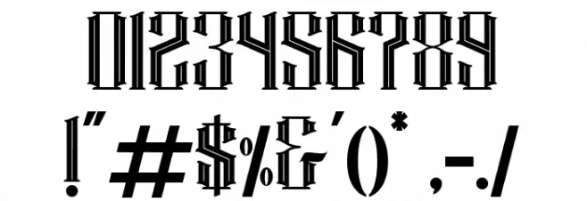 Prastico Regular Font OTHER CHARS