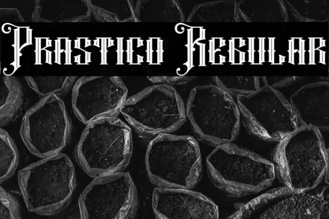 Prastico Regular Font examples