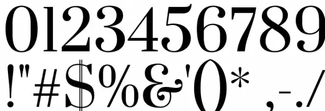 Prata フォント その他の文字