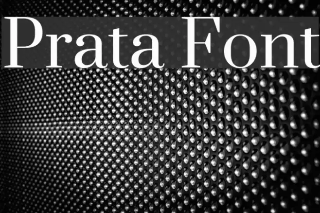 Prata フォント examples