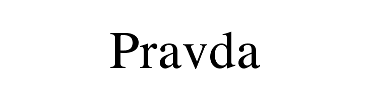 Pravda Font