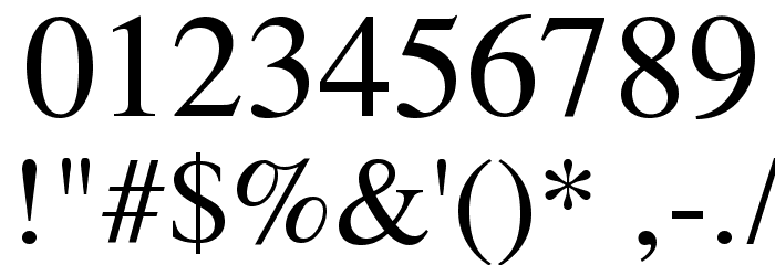 Pravda Font OTHER CHARS