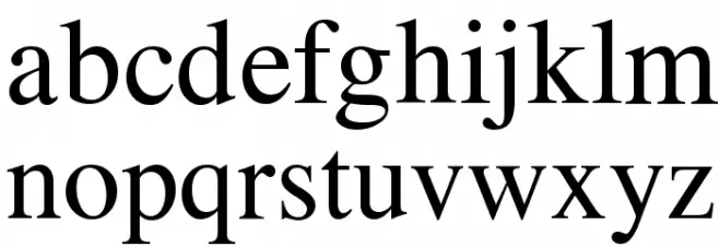 Pravda Caratteri MINUSCOLO