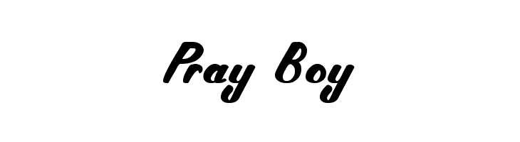 Pray Boy  Free Fonts Download