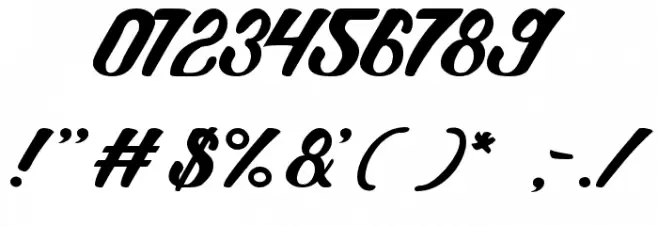 Pray Boy Font OTHER CHARS