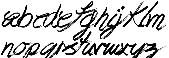 Praying Angel Font LOWERCASE